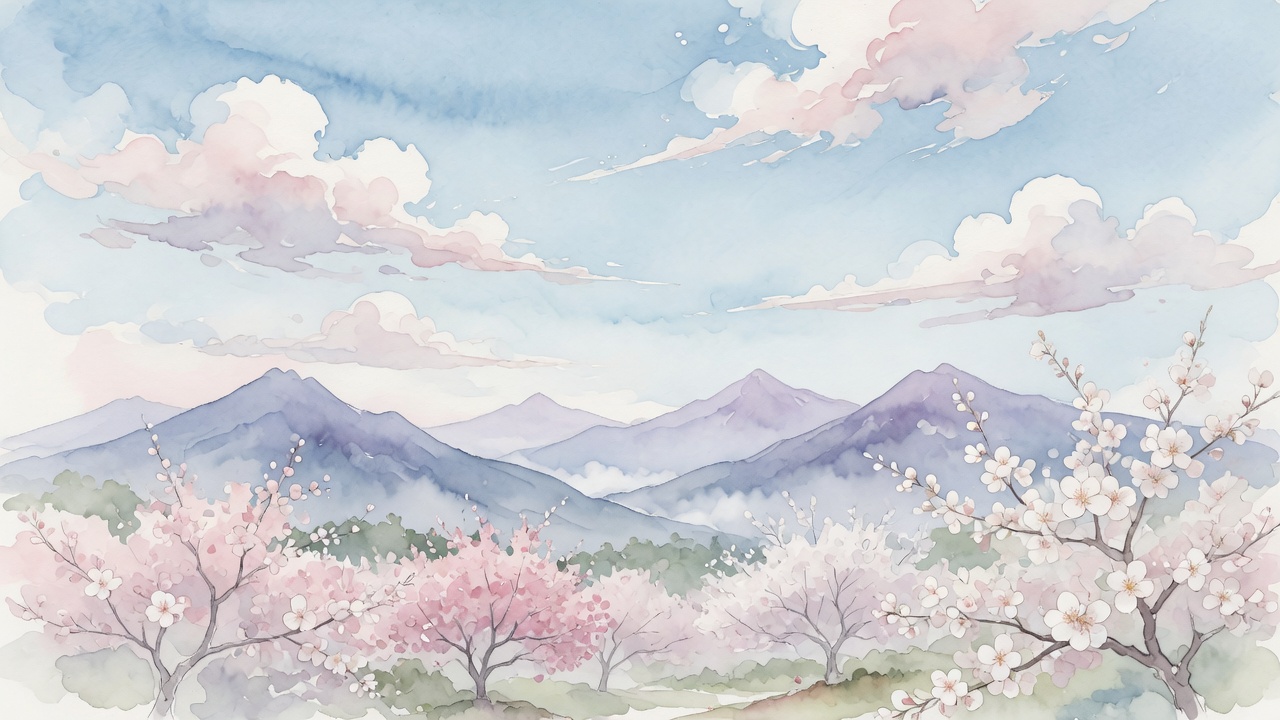 向前风景背景